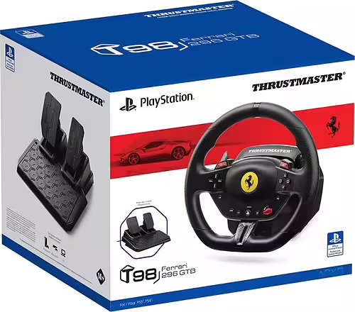 Thrustmaster T98-P FERRARI 296 GTB Negro Volante + Pedales PC, PlayStation 4, Pl | 4160880 | 3362934112677 imagen 2