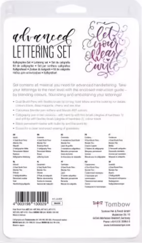 Tombow LS-ADV rotulador Fino/Medio Negro, Azul, Rojo, Violeta 10 pieza(s) | 4003198130029 imagen 2