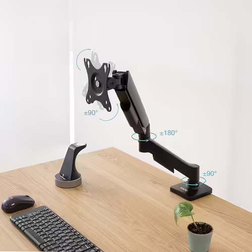 TooQ DB1733TNR-B soporte para monitor 81,3 cm (32``) Escritorio Negro | 8433281016484 imagen 6