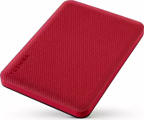 Toshiba Canvio Advance disco 2.5 externo 1tb USB tipo-a 5000 mbit/s rojo HDTCA10 | HDTCA10ER3AA | 4260557511268 imagen 2