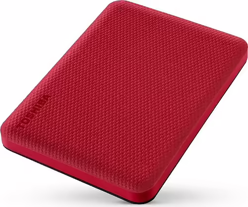 Toshiba Canvio Advance disco 2.5 externo 4tb USB tipo-a 5000mbit/s rojo HDTCA40E | HDTCA40ER3CA | 4260557511282 imagen 2