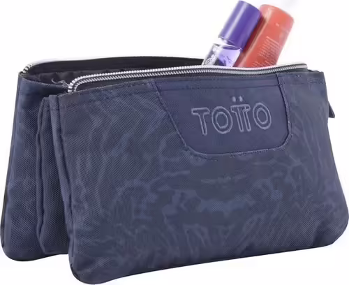 Totto AC52ECO012-2210Z-3JG caja de lápices Estuche suave Poliéster Negro, Azul | 7704758566612 imagen 4
