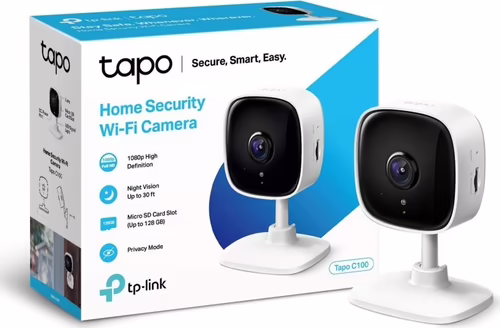 TP-LINK Tapo C100 Cámara IP 1080p FHD MicroSD Wifi Blanco | 6935364053222 imagen 2