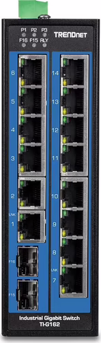 Trendnet switch Gigabit Ethernet (10/100/1000) Negro | TI-G162 | 0710931161854 imagen 2