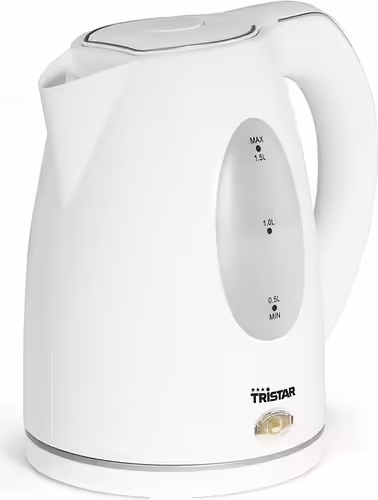 Tristar WK-1324 Hervidora de agua 2000w capacidad 1.5l blanco | 8713016013248 imagen 2