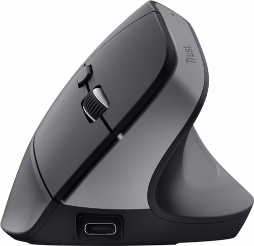 Ratón Vertical Trust Bayo+ Óptico RF BT Negro (25146) | 8713439251463 imagen 3