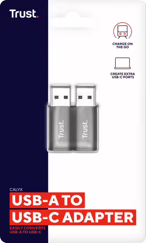 Trust Calyx USB Type-C USB tipo A Gris | 8713439255737 imagen 6