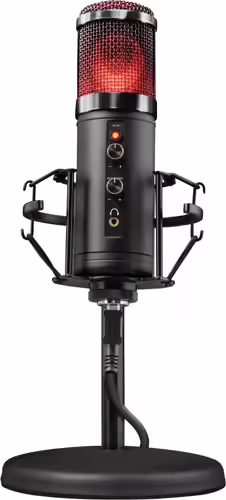 TRUST GAMING GXT 256 EXXO MICROFONO USB STREAMING NEGRO | 23510 | 8713439235104 imagen 3