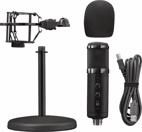 TRUST GAMING GXT 256 EXXO MICROFONO USB STREAMING NEGRO | 23510 | 8713439235104 imagen 5