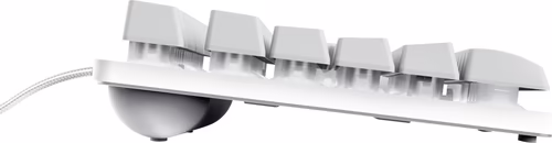 Trust GXT 833W Thado teclado Juego USB QWERTY Español Blanco | 8713439247398 imagen 3