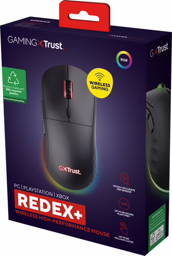 Ratón Gaming Trust GXT 927 Redex+ RGB RF USB-A (25127) | 8713439251272 imagen 7