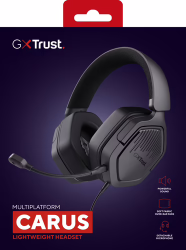Trust GXT492 Carus Auriculares Alámbrico Diadema Juego Negro | 8713439254471 imagen 8