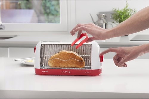 Ufesa TT7963 activa 700 W Rojo, Blanco | 8422160044366 imagen 2