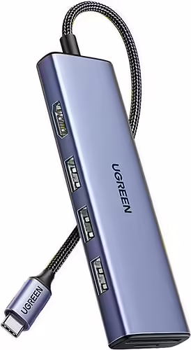 Ugreen 20956A hub de interfaz USB Tipo C 5000 Mbit/s Plata | 6941876212620 imagen 2