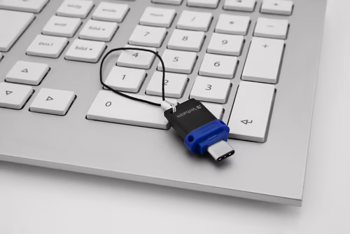 Unidad usb Verbatim Dual - Unidad USB 3.0 de 32 GB - USB-C / USB-A - Azul 49966 | 0023942499664 imagen 3