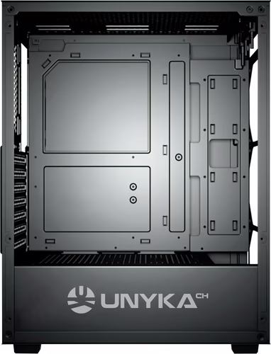 Semitorre UNYKA Mir 100 S/F ARGB ATX Negra (UK511303) | 6974560221158 imagen 3