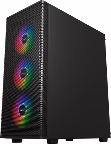 Semitorre UNYKA Mir 100 S/F ARGB ATX Negra (UK511303) | 6974560221158 imagen 5