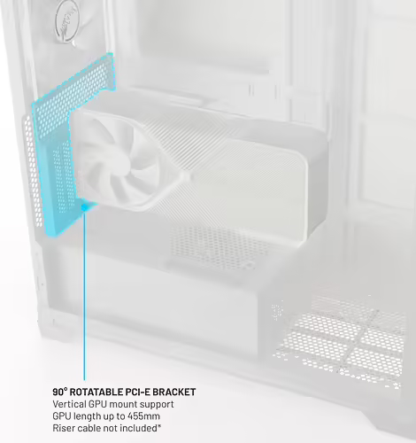 Valkyrie VK02 Lite White Midi Tower Blanco | VK-CASE02LITEW | 5298003821011 imagen 5