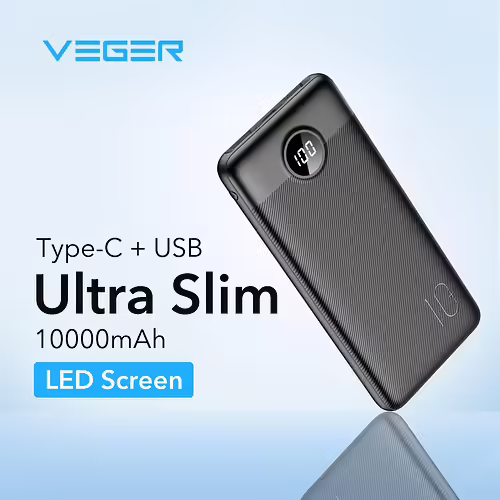 VEGER L10 VG-W1105PD PD20W 10000mAh Screen Powerbank | 6970453555782 imagen 7