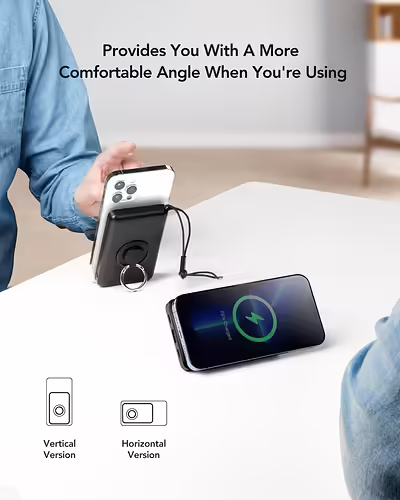 VEGER MagOn W1151-B 10000mAh powerbank Magnetic Wireless PD20W | VG-W1151-B | 6970453555812 imagen 7