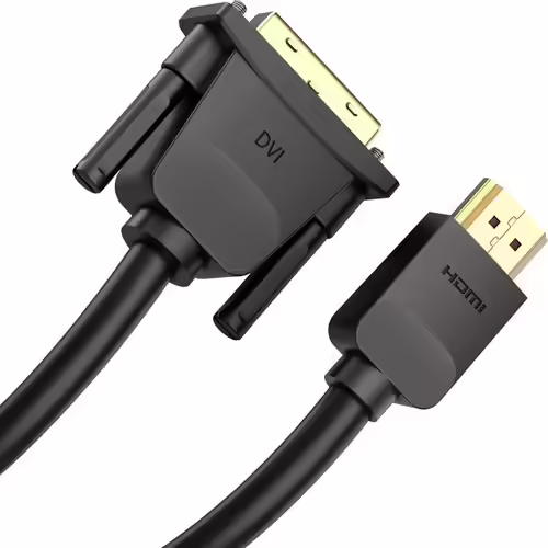 Vention Cable Conversor ABFBF/ DVI Macho - HDMI Macho/ 1m/ Negro | 6922794732803 imagen 3