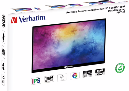 Verbatim 49591 pantalla para PC 35,6 cm (14``) 1920 x 1080 Pixeles Full HD Panta | 0023942495918 imagen 3