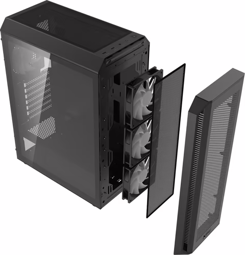 XPG VALOR AIR PLUS Midi Tower Negro | 4711085948502 imagen 8