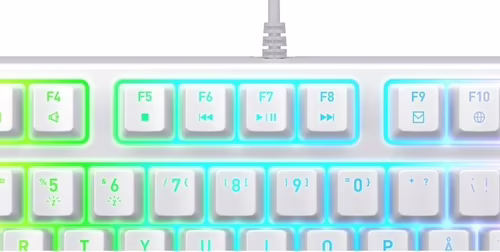 Xtrfy K4-RGB-TKL-WH-SPA Teclado gaming usb qwerty español led rgb blanco | 7340086909198 imagen 3