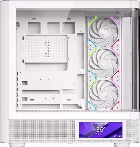 XYZ QUANTUM PRO, TORRE GAMING , 4x VENTILADORES, PWM, BTF, PANTALLA 6,2`` , TIPO | X-CS-QUANTUMPRO-W | 6978262011345 imagen 4