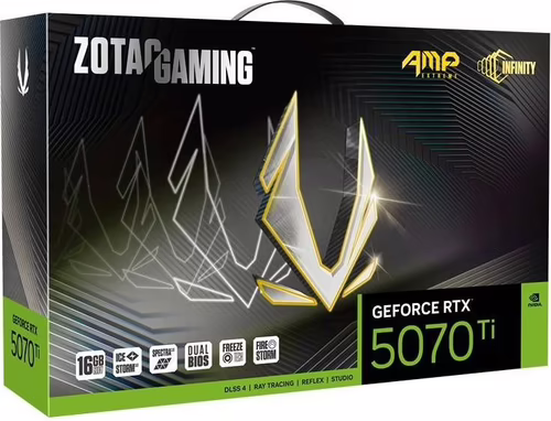 Zotac GAMING GeForce RTX 5070 Ti AMP Extreme INFINITY NVIDIA 16 GB GDDR7 | ZT-B50710B-10P | 8886307700391 imagen 7