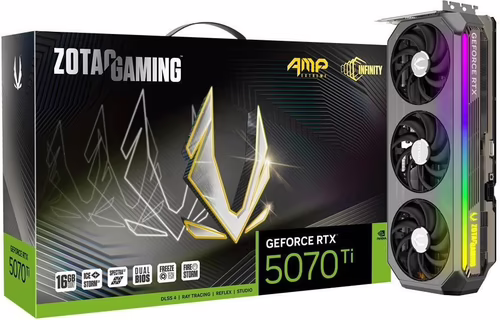 Zotac GAMING GeForce RTX 5070 Ti AMP Extreme INFINITY NVIDIA 16 GB GDDR7 | ZT-B50710B-10P | 8886307700391 imagen 8