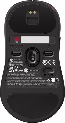 ZOWIE U2 ratón Juego Ambidextro RF inalámbrico Óptico 3200 DPI | 9H.N4KBE.A2E | 4718755092602 imagen 2