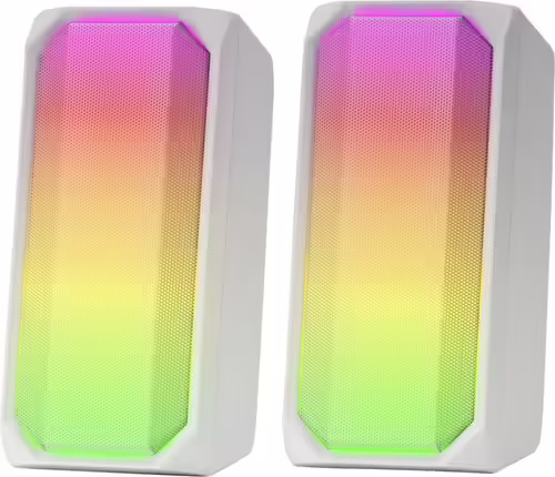 MARS GAMING ALTAVOCES MSRGB BLANCO RGB JACK / ALIMENTACION USB | MSRGBW | 8437023094020 imagen 2