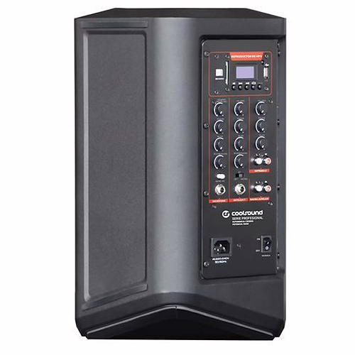 ALTAVOZ AUTOAMPLIFICADO PRO600 8 500W CON BATERÍA + 2 MICROS SERIE PRO | CS0269 | 8436049041469 imagen 2