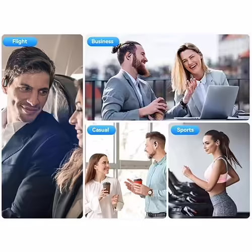 AURICULARES TWS CON TRADUCCION SIMULTANEA G37 NEGRO XO | XOG37 | 6975837583030 imagen 3