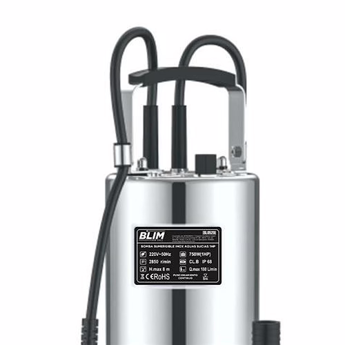 BOMBA SUMERGIBLE INOX AGUAS SUCIAS 1HP BLIM | BL0520 | 8436049043623 imagen 3