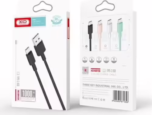 CABLE NB156 SILICONA USB - MICRO USB | 2.4A | 1 MTR | NEGRO XO | XONB156MCBK | 6920680871810 imagen 2