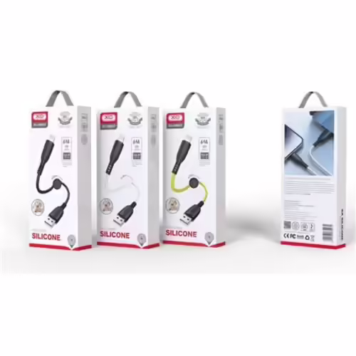 CABLE NB247 CARGA RAPIDA USB - TIPO C | 6A | 25CM CON CLIP | BLANCO XO | XONB247TCWH | 6920680839919 imagen 3