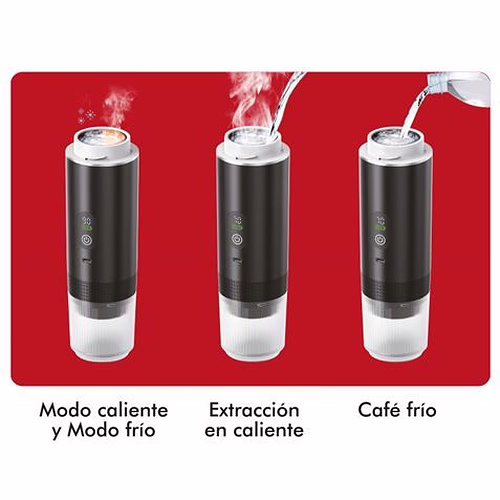 CAFETERA PORTATIL 3 EN 1 XPRESSCUP NEGRA MUVIP | MV0646 | 8436049041704 imagen 6