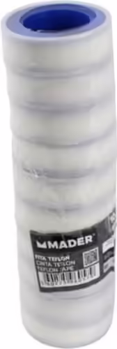 CINTA TEFLON 10 ROLLOS 12MMX10M. MADER | 96057 | 5602225960579 imagen 3