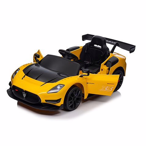 COCHE INFANTIL A BATERIA CON CONTROL REMOTO MASSERATI MC20 GT2 AMARILLO | 33001 | 8436049042565 imagen 3