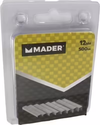 GRAPAS 12MM 500 PCS MADER | 33213 | 5602225332130 imagen 2