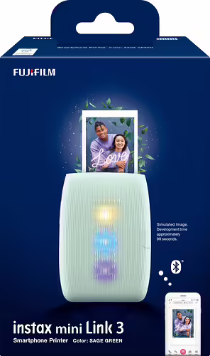 IMPRESORA PORTATIL INSTANTANEA BLUETOOTH 5.1 INSTAX MINI LINK 3 VERDE | 16832156 | 4547410536362 imagen 9