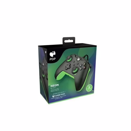 MANDO GAMEPAD PC/XBOX NEON BLACK WIRED PDP | 708056069094 imagen 2