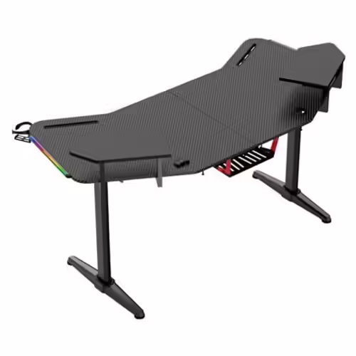 MESA GAMING PRO1500 XL FIBRA CARBONO | LUZ RGB SOUND MUVIP | MV0442 | 8436049032696 imagen 5