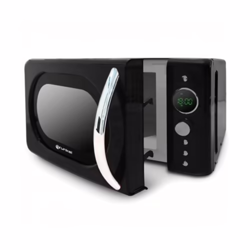 MICROONDAS VINTAGE NEGRO 700W. GRUNKEL | MW-DGN | 8426156015989 imagen 2