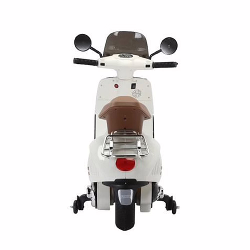 MOTO SCOOTER CLASICO CON RUEDINES BLANCO | 33014 | 8436049042695 imagen 3
