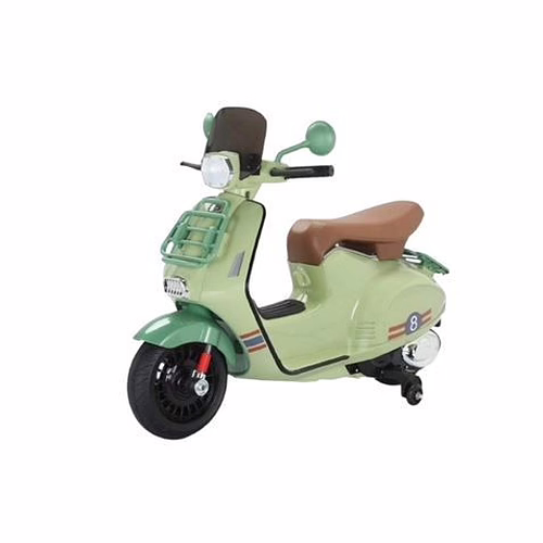 MOTO SCOOTER CLASICO CON RUEDINES VERDE | 33015 | 8436049042701 imagen 2