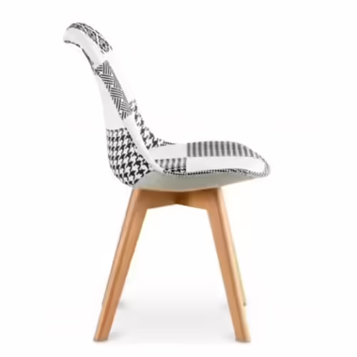 PACK 2 SILLAS DESIGN D400 TELA PATCHWORK MUVIP | MV0497 | 8436049035239 imagen 3