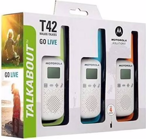 WALKIE-TALKIES MOTOROLA T42 4KM 16CH B4P00811MDKMAW | 5031753007515 imagen 2